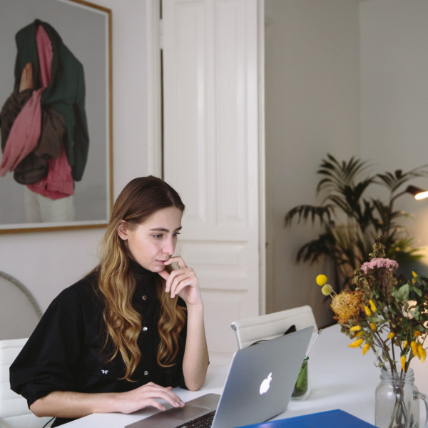 Woman at desk